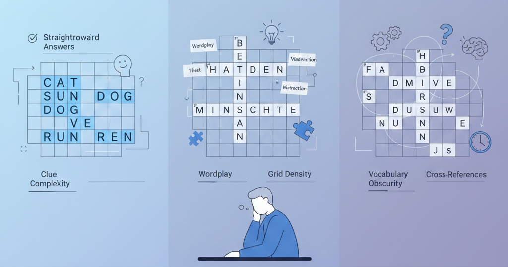 What Makes a Crossword Puzzle Difficult